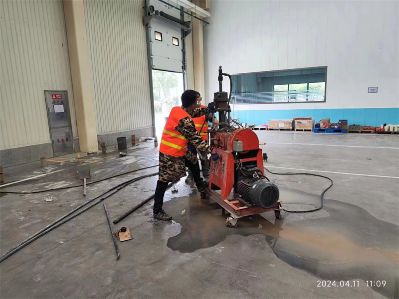 诏安厂房地面下沉塌陷注浆加固施工